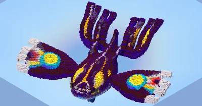 Primal Kyogre — Minecraft Build by LeonisBuilds