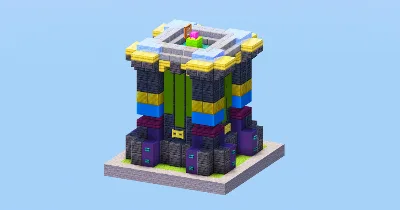 Clash of Clans Archer Tower Level 19 — Minecraft Build by LeonisBuilds