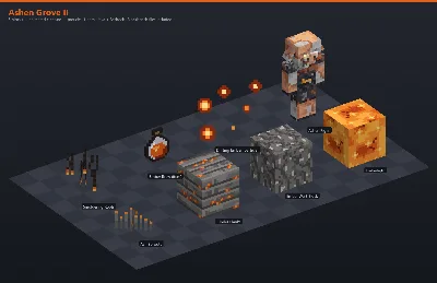 Ashen Grove II Asset Download [Java + Bedrock + Blockbench] — Minecraft Resource Pack by ScorpionTeam