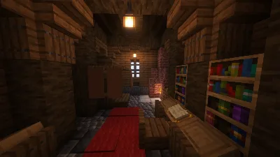 Octagonal Hotel Interior — Minecraft Build by LeonisBuilds
