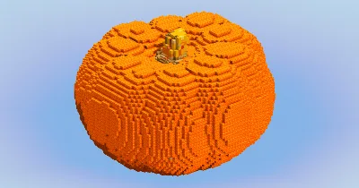 Pumpkin Vegetable — Minecraft Build by LeonisBuilds