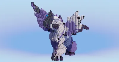 Mega Absol from Pokemon — Minecraft Build by LeonisBuilds