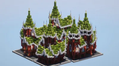 Christmas Fantasy House Pack — Minecraft Build by LeonisBuilds