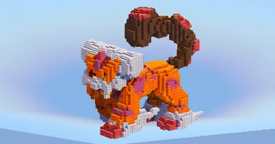 Landorus Therian from Pokemon — Minecraft Build by LeonisBuilds
