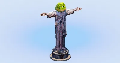 Pepe The Redeemer — Minecraft Build by LeonisBuilds