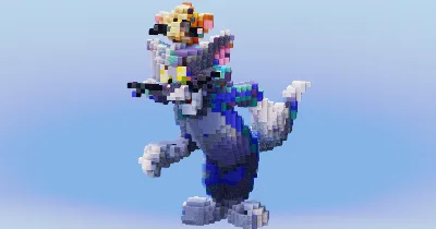 Tom & Jerry — Minecraft Build by LeonisBuilds