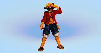 Luffy — Minecraft Build by LeonisBuilds