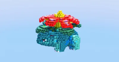Venusaur from Pokemon — Minecraft Build by LeonisBuilds