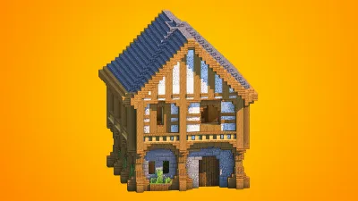 Classic Medieval Cottage | Fully Furnished Interior — Minecraft Build by RaekonBuilds