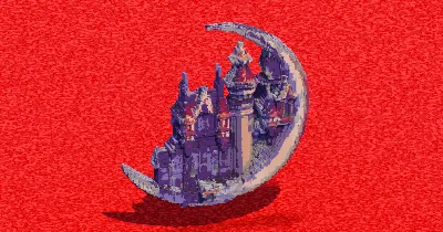 Crescent Moon Castle — Minecraft Build by ImpossibleBuilds