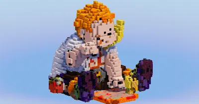 Sophocles Trial Captain from Pokemon — Minecraft Build by LeonisBuilds