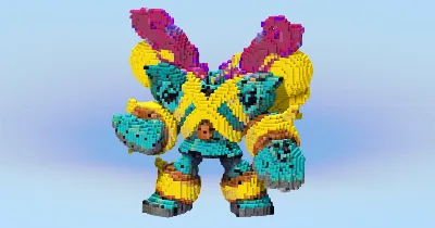 Mega Golurk — Minecraft Build by LeonisBuilds