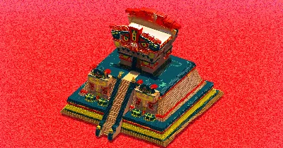 Aztec Blue Temple — Minecraft Build by ImpossibleBuilds