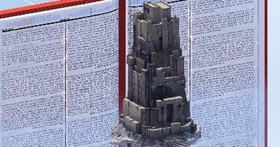 Fantasy Stone Tower — Minecraft Build by TheBibleOfBuilding