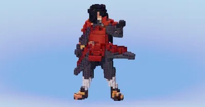 Madara from Naruto — Minecraft Build by LeonisBuilds