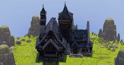 Big Medieval Building — Minecraft Build by StrongholdStudios
