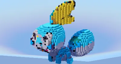 Sobble from Pokemon — Minecraft Build by LeonisBuilds