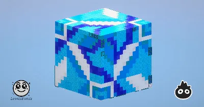 Light Blue Glazed Terracotta (Collab) — Minecraft Build by LeonisBuilds