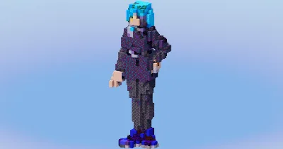Kasumi Miwa from Jujutsu Kaizen — Minecraft Build by LeonisBuilds