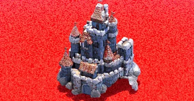 Fantasy Castle — Minecraft Build by ImpossibleBuilds