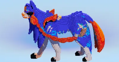 Zacian — Minecraft Build by LeonisBuilds
