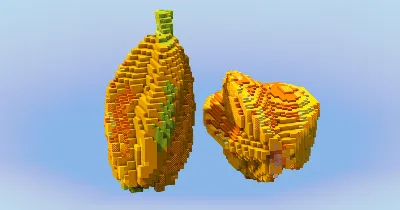 Starfruit Fruit — Minecraft Build by LeonisBuilds