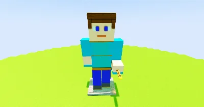 Player Statue — Minecraft Build by NoobBuilder