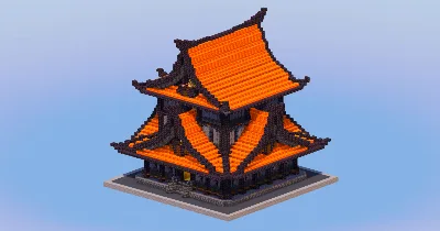 Resin Bricks Japanese Temple — Minecraft Build by LeonisBuilds
