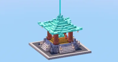 Japanese Temple Beacon Design — Minecraft Build by LeonisBuilds