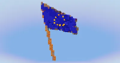 European Union Flag — Minecraft Build by LeonisBuilds