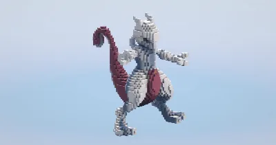 Mewtwo — Minecraft Build by LeonisBuilds
