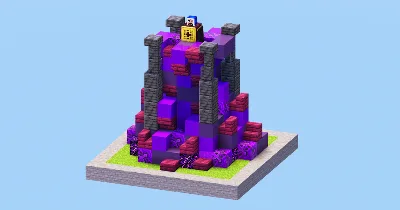 Clash of Clans Wizard Tower Level 8 — Minecraft Build by LeonisBuilds