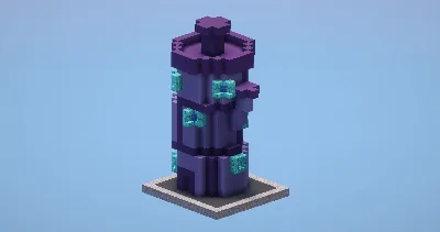Purple Bikini Bottom House — Minecraft Build by LeonisBuilds