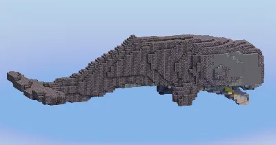 Sperm Whale Animal — Minecraft Build by LeonisBuilds