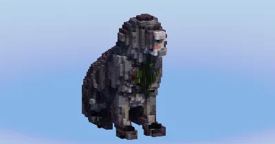 Black Labrador Retriever Dog — Minecraft Build by LeonisBuilds
