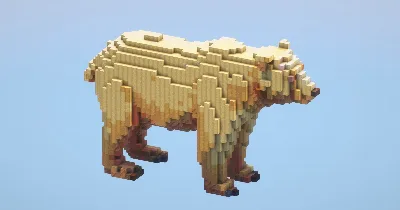 Bear Small — Minecraft Build by LeonisBuilds