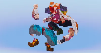 Buggy from One Piece — Minecraft Build by LeonisBuilds