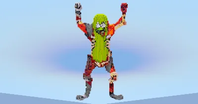 Pickle Rick — Minecraft Build by LeonisBuilds
