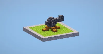 Clash of Clans Cannon Level 1 — Minecraft Build by LeonisBuilds