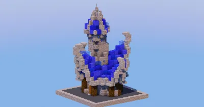 Water Medieval Fantasy House 1 — Minecraft Build by LeonisBuilds
