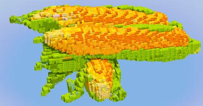 Corn Vegetable — Minecraft Build by LeonisBuilds