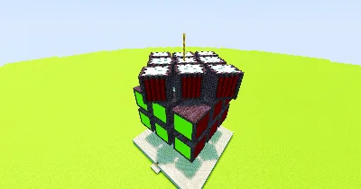 Rubrik Cube — Minecraft Build by NoobBuilder