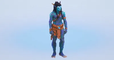 Male Avatar‎ — Minecraft Build by LeonisBuilds