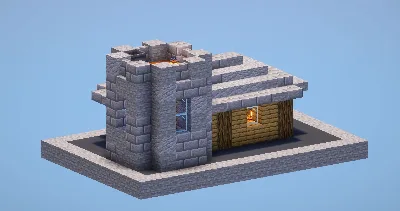 Small Castle House — Minecraft Build by LeonisBuilds