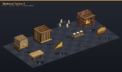 Medieval Tavern II Asset [Java + Bedrock + Blockbench] — Minecraft Resource Pack by ScorpionTeam