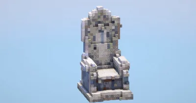 Stone throne‎ — Minecraft Build by LeonisBuilds