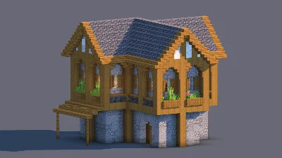 Medieval House – Fully Decorated Interior | Download — Minecraft Build by RaekonBuilds
