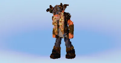 Tuffnut from How To Train Your Dragon — Minecraft Build by LeonisBuilds