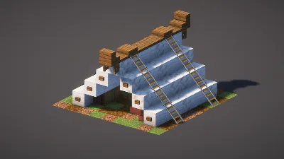 Medieval Tent — Minecraft Build by MellowHat