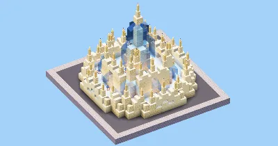 Sandstone Fountain — Minecraft Build by LeonisBuilds